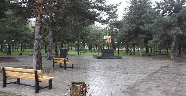 Bişkek'teki Atatürk Parkı'na sahip çıkılıyor