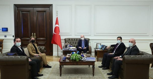 Bıyık, Bakan Soylu'yu Ziyaret Etti