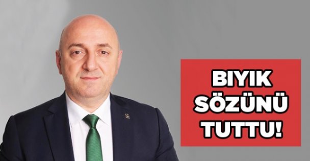 Bıyık sözünü tuttu!