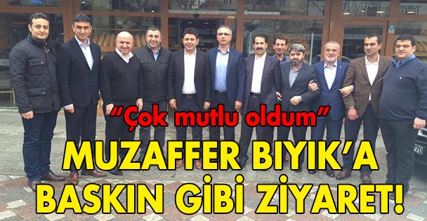 Bıyık'a sürpriz ziyaret!