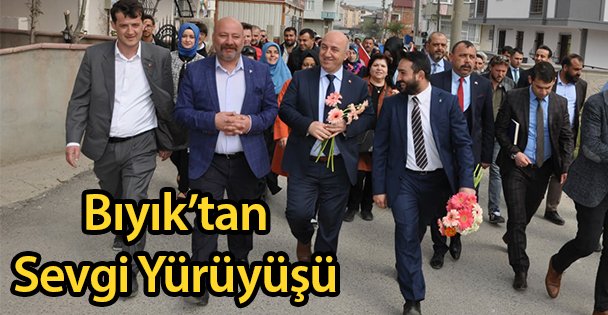 Bıyık'tan Sevgi Yürüyüşü