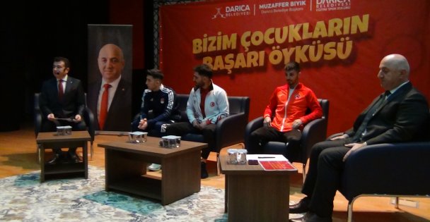 'Bizim çocuklar” Darıcalı gençlere başarının sırrını anlattı