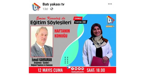 BÖLGEMİZİN SESİNİ DÜNYAYA DUYURAN BATIYAKASI TV NİN PROGRAMINA KONUK OLDUK