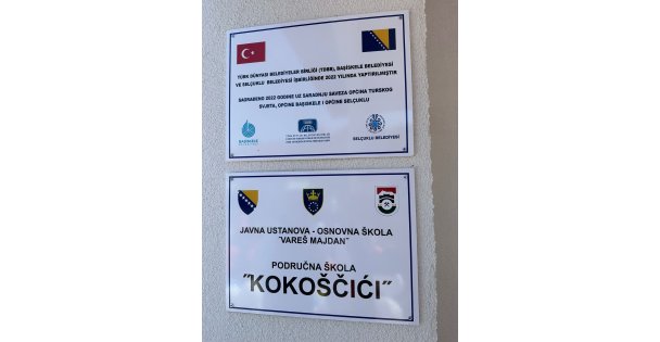 Bosna Hersek'e okul desteği
