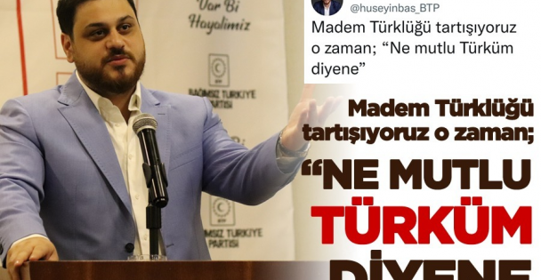 BTP liderinden DEVA Partisi'ne Türklük cevabı