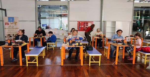 Atölyeler her yaşa hitap ediyor