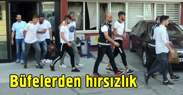 Büfelerden hırsızlık