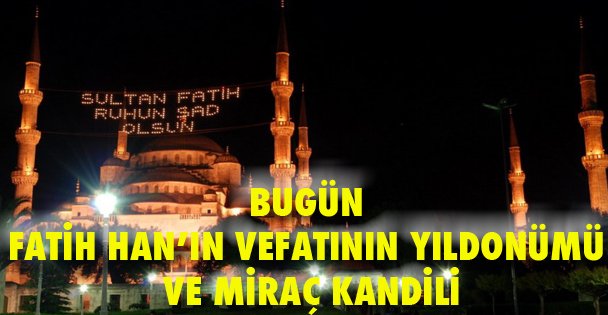 Bugün Önemli iki anı  yaşıyoruz