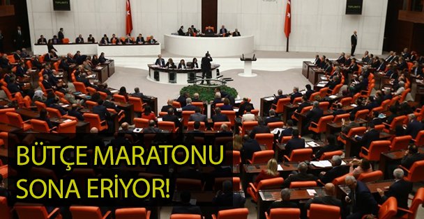 Bütçe Maratonu Sona Eriyor