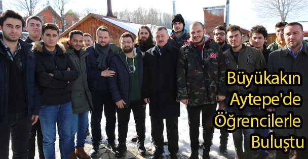 Büyükakın Aytepe'de Öğrencilerle Buluştu