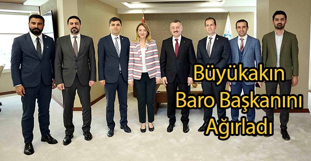 Büyükakın Baro Başkanını Ağırladı