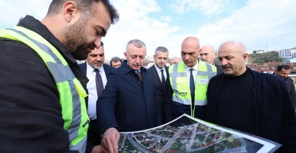 Büyükakın, Eskihisar Kavşağı'nda son durumu inceledi