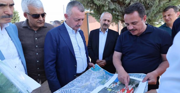Büyükakından Gebzedeki çalışmalara yakın takip