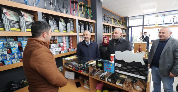 Büyükgöz Barış'ta  Esnaf Turunda