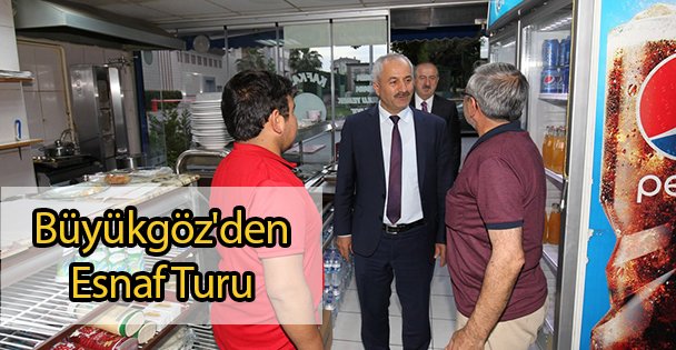 Büyükgöz'den Esnaf Turu