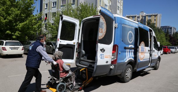 Büyükşehir, 65 yaş üstü engelli vatandaşlara nefes aldırdı