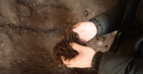 Büyükşehir fidanlığında işlenen torf, bitkilere can veriyor;  Torf üretimi ile 50 milyon lira tasarruf sağlanıyor