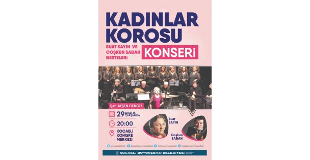 Büyükşehir Kadınlar Korosu'ndan  Suat Sayın Ve Coşkun Sabah Besteleri Konseri