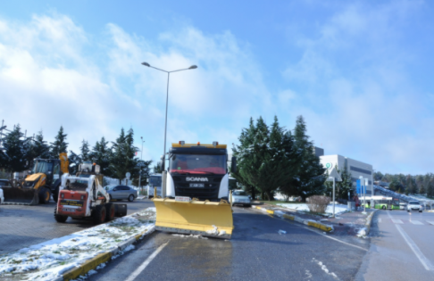 Büyükşehir Kar Timi Teyakkuzda