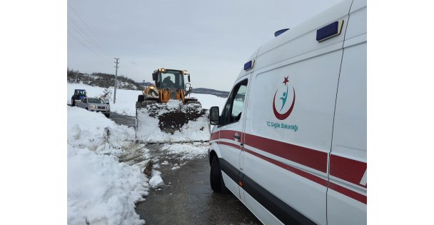Büyükşehir Kar Timi'nden hayati müdahale