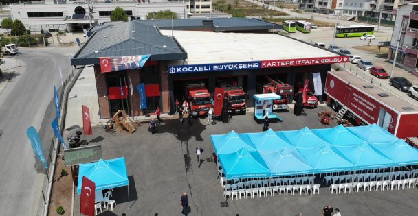 Büyükşehir, Kartepeye yeni itfaiye binası kazandırdı