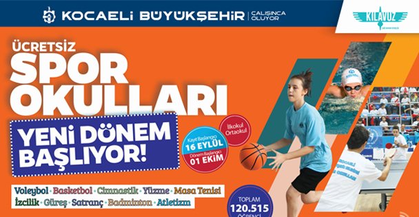 Büyükşehir kış dönemi spor okulları başlıyor