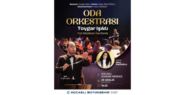 Büyükşehir Oda Orkestrası dizi müzikleri ile yıla veda edecek;  2025'in finali dizi müzikleri ile yapılacak