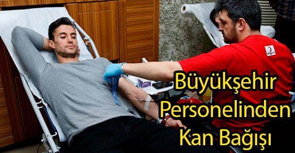 Büyükşehir Personelinden Kan Bağışı