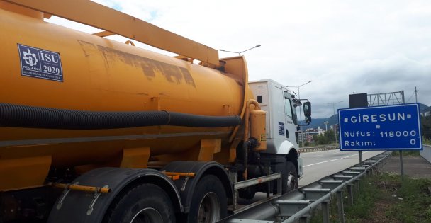 Büyükşehir'den Giresun'a yardım eli