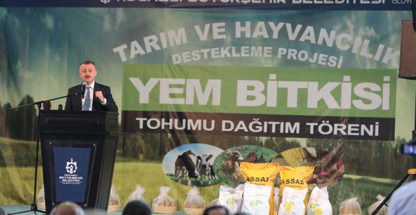 Büyükşehir'den Gübre Ve Tohum Desteği