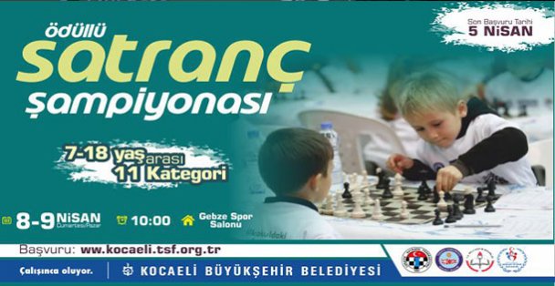 Büyükşehir'den ödüllü Satranç Şampiyonası