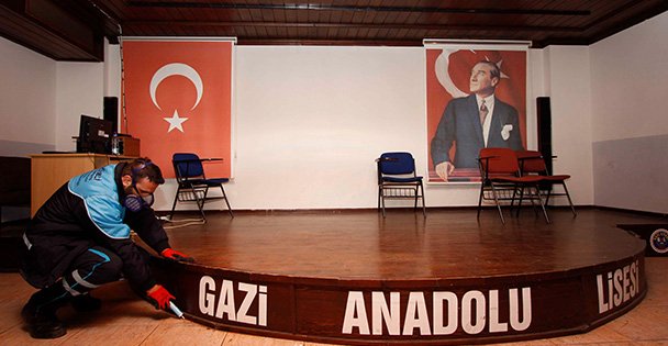 Büyükşehir'den Okullara Hijyen Bakımı