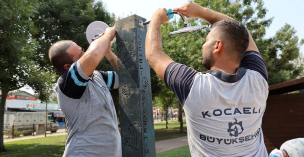Büyükşehirden sahillerde su tasarrufu hamlesi