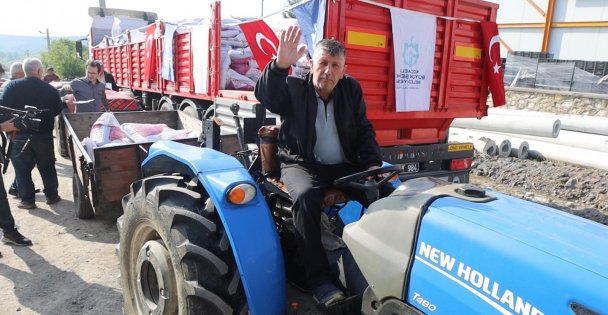 Büyükşehir'in tarım ve hayvansal desteği yeni yılda da sürüyor;  Çiftçilere 3 büyük tarımsal destek daha