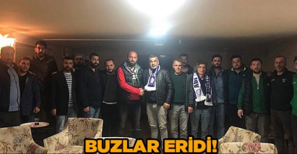Buzlar eridi!