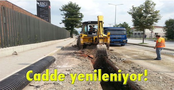 Cadde yenileniyor!