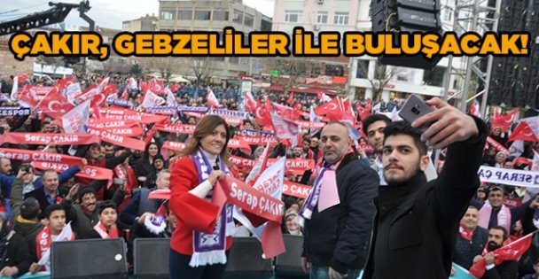 Çakır, Gebzeliler ile buluşacak!