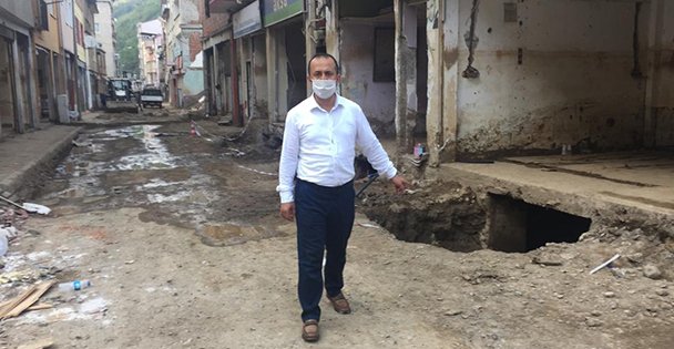 Çakmak, Giresun'un afet bölgesinde
