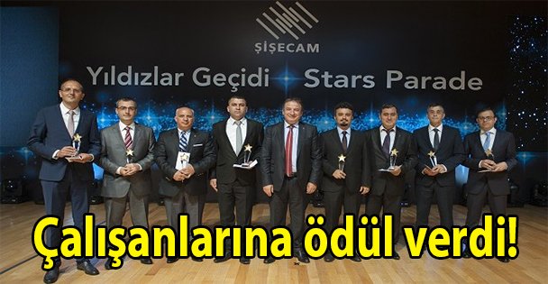 Çalışanlarına ödül verdi!