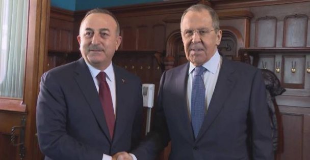 Çavuşoğlu-Lavrov Moskova'da Bir Araya Geldi