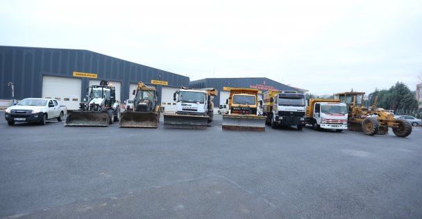 Çayırova Belediyesi Karla Mücadeleye Hazır