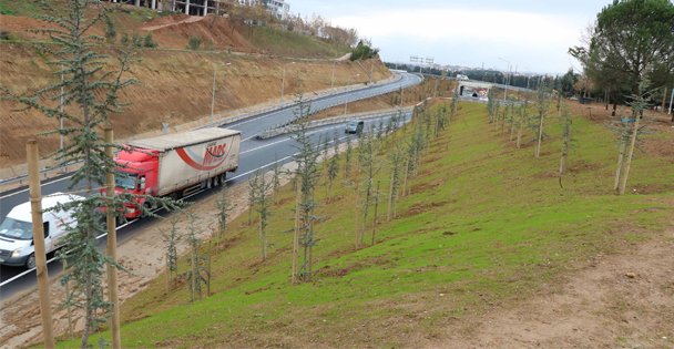 Çayırova Kavşağı'nda çevre düzenlemesi