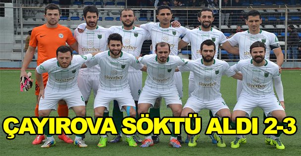 Çayırova söktü aldı 2-3