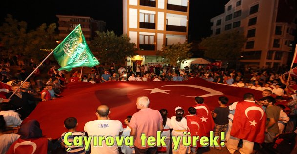 Çayırova tek yürek!