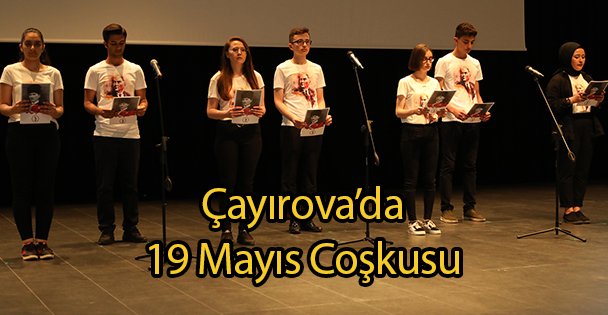 Çayırova'da 19 Mayıs Coşkusu