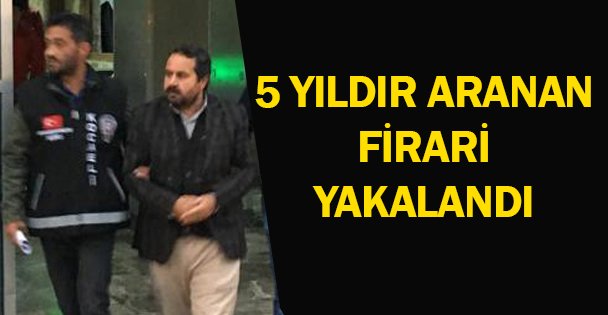 Çayırova'da 5 yıldır aranan firari hükümlü yakalandı