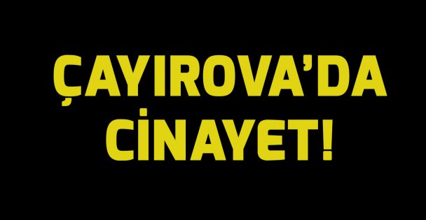 Çayırova'da cinayet