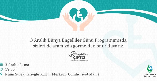Çayırova'da Engelliler Günü Programı