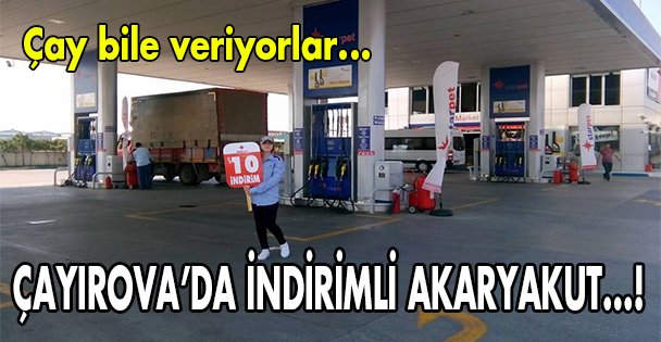 Çayırova'da indirimli akaryakıt!