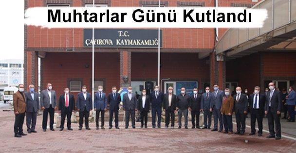 Çayırova'da Muhtarlar Günü Kutlandı